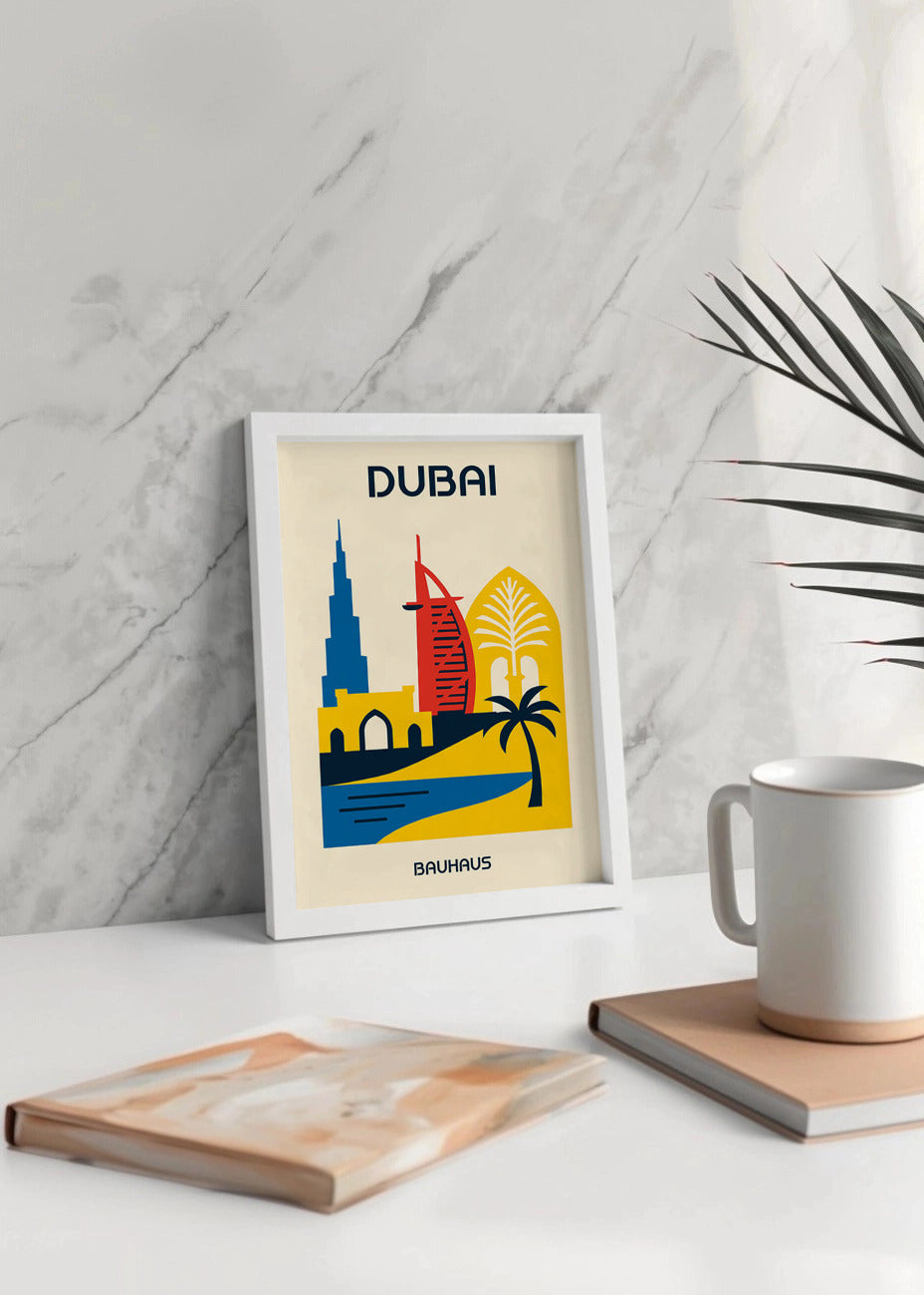 Cuadro Dubai Poster Bauhaus