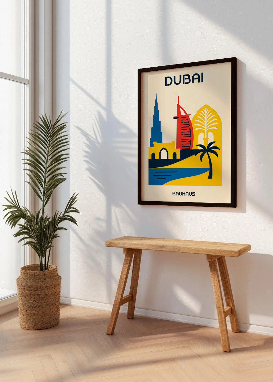Cuadro Dubai Poster Bauhaus