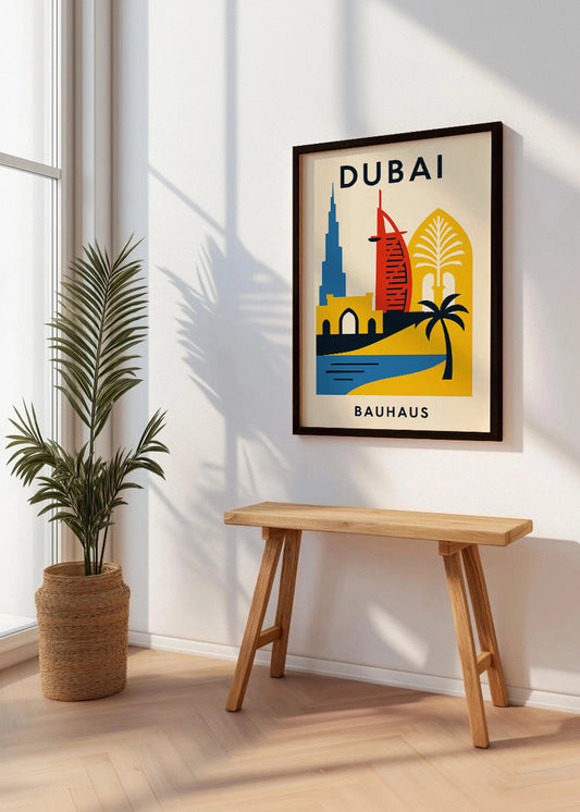 Cuadro Dubai Poster Bauhaus