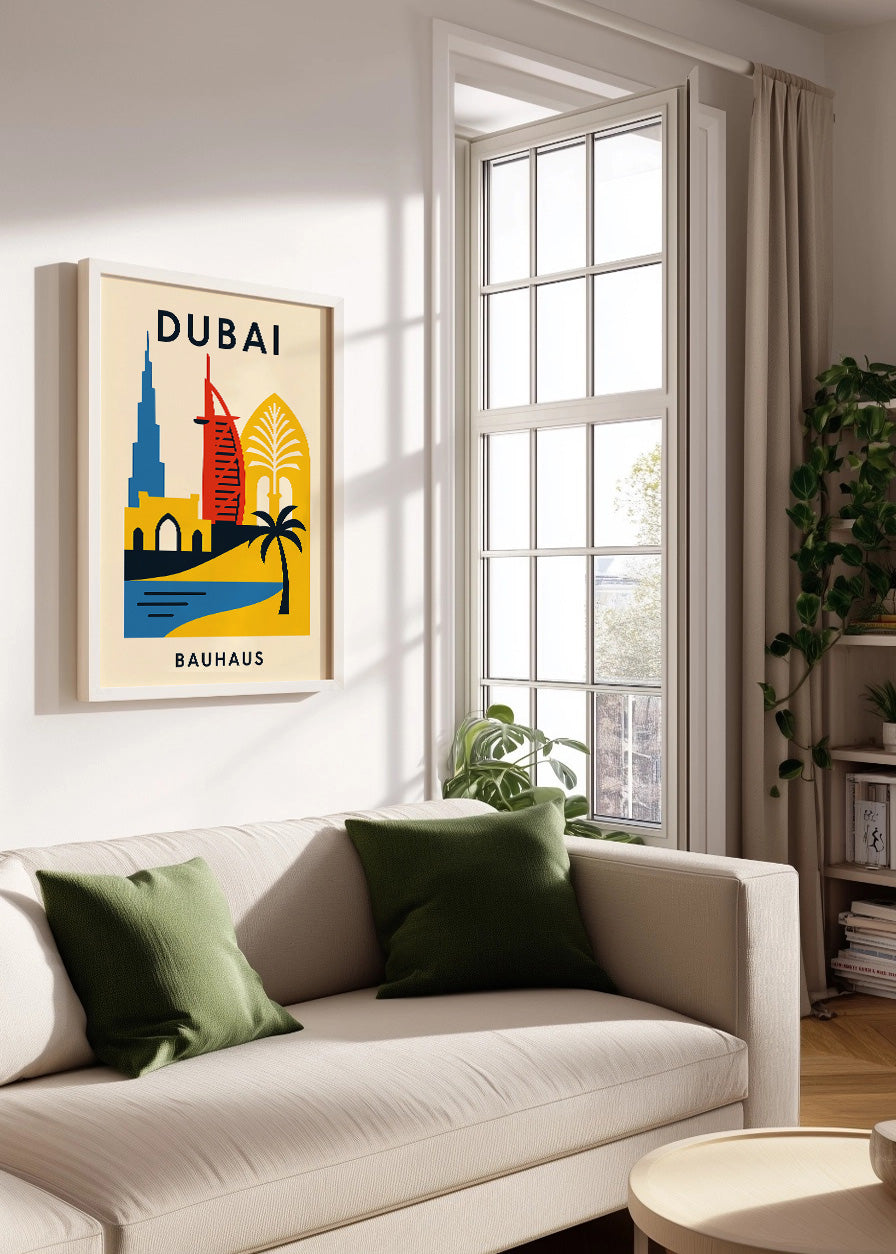 Cuadro Dubai Poster Bauhaus