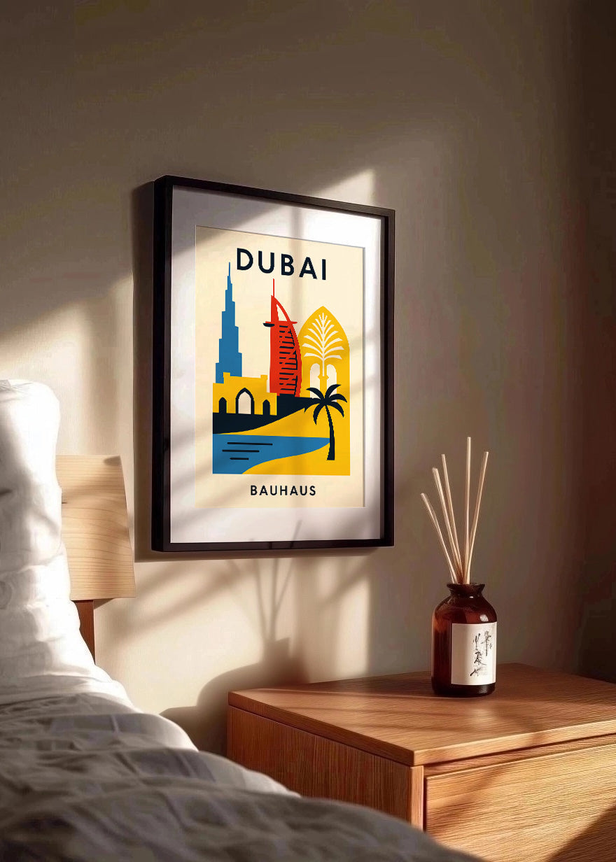 Cuadro Dubai Poster Bauhaus