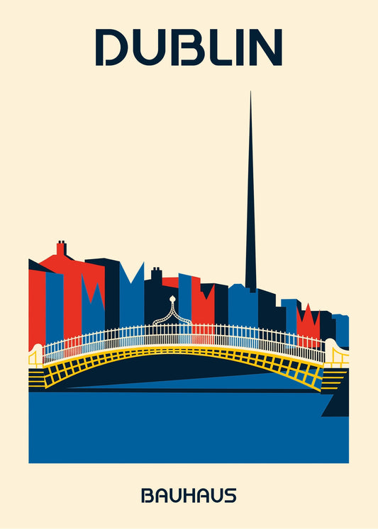 Cuadro Dublin Poster Bauhaus