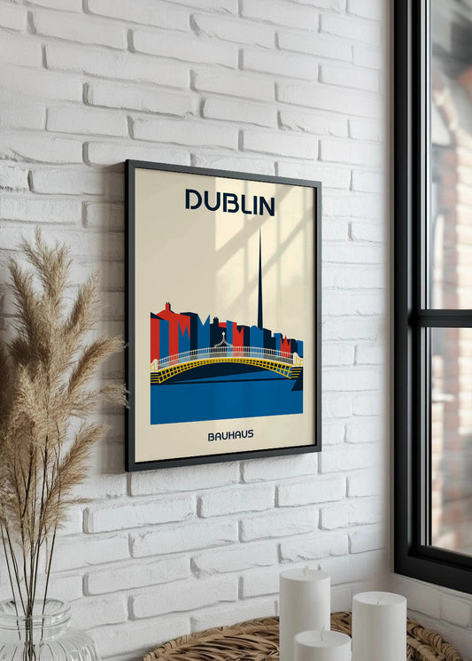 Cuadro Dublin Poster Bauhaus