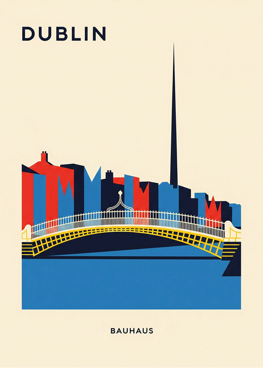 Cuadro Dublin Poster Bauhaus