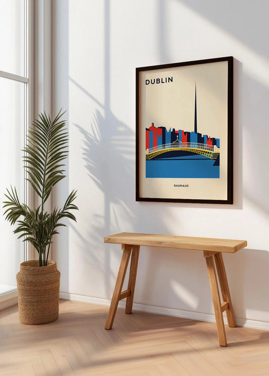 Cuadro Dublin Poster Bauhaus