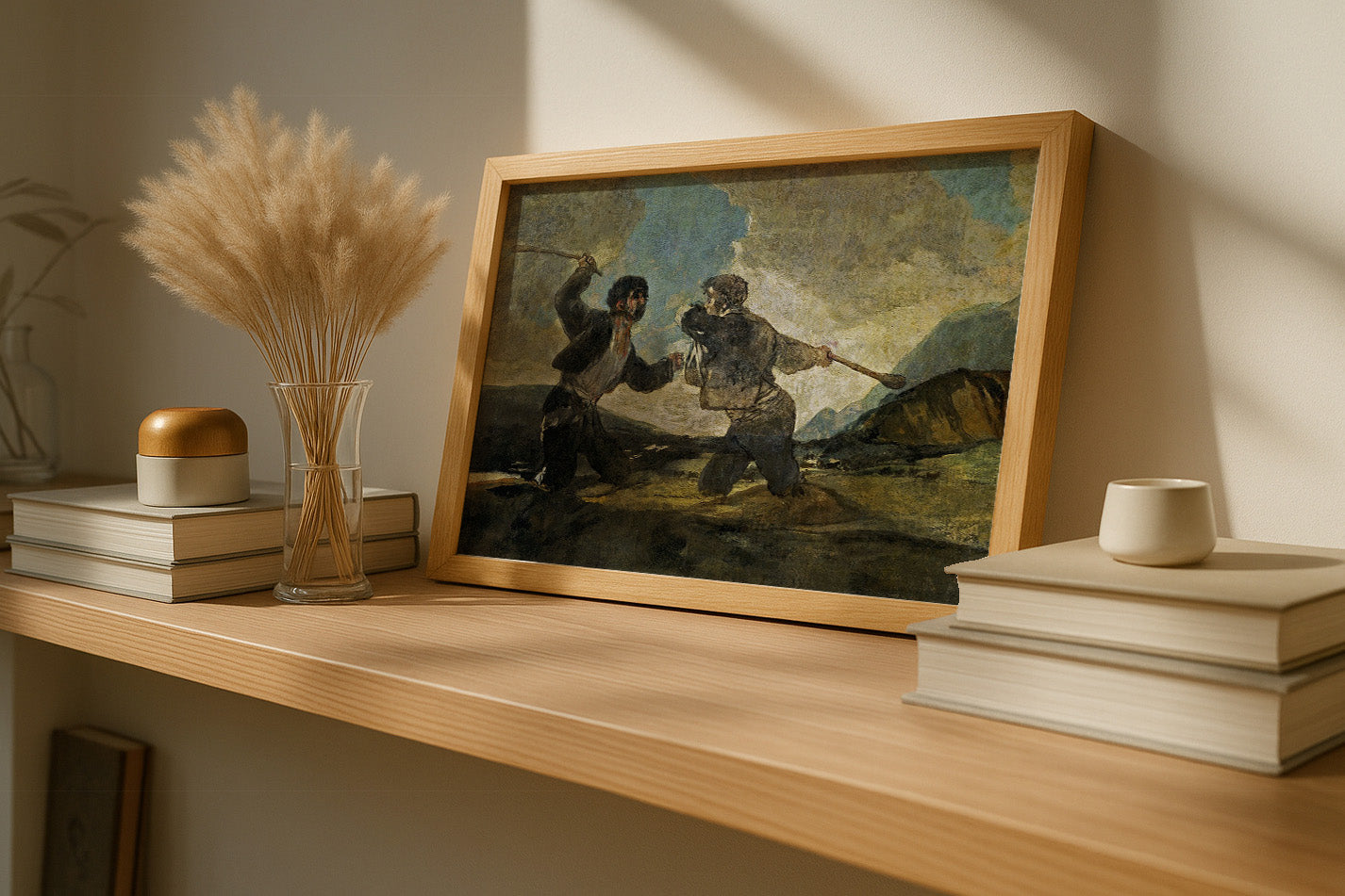 Cuadro de ​Duelo a garrotazos (Francisco de Goya) - Fine Artic