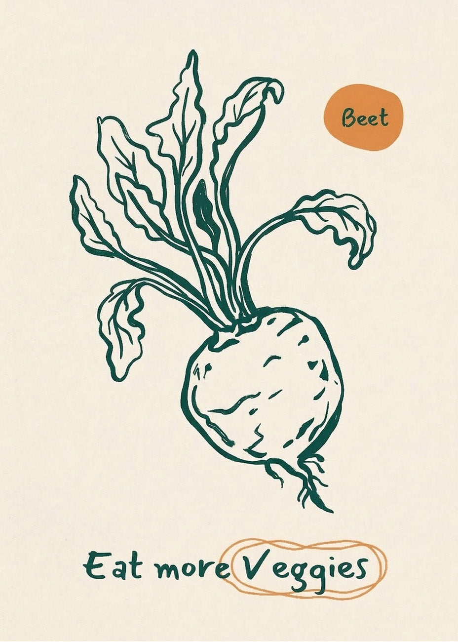 Cuadro Eat more veggies - Decoración de cocina