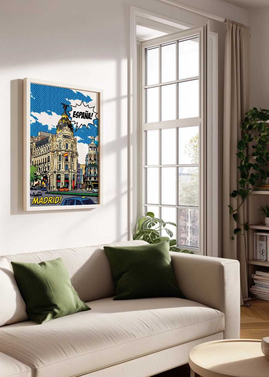 Cuadro Edificio Metrópolis de Gran Vía - Cómic
