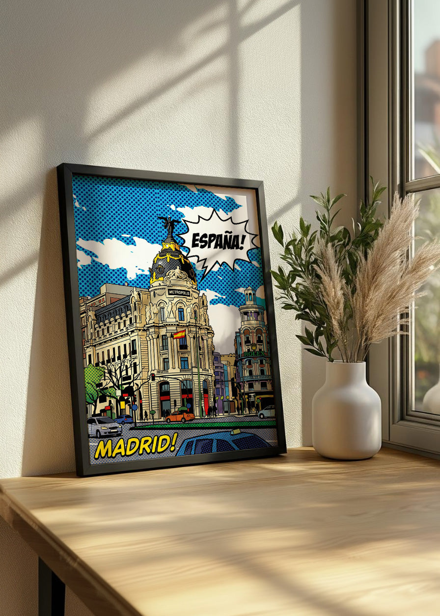 Cuadro Edificio Metrópolis de Gran Vía - Cómic