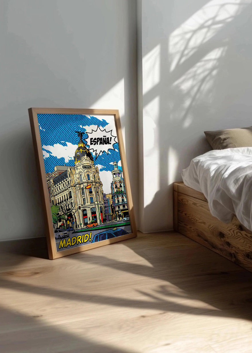 Cuadro Edificio Metrópolis de Gran Vía - Cómic