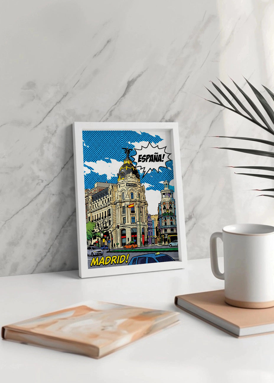Cuadro Edificio Metrópolis de Gran Vía - Cómic