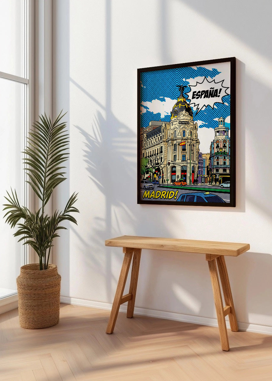 Cuadro Edificio Metrópolis de Gran Vía - Cómic