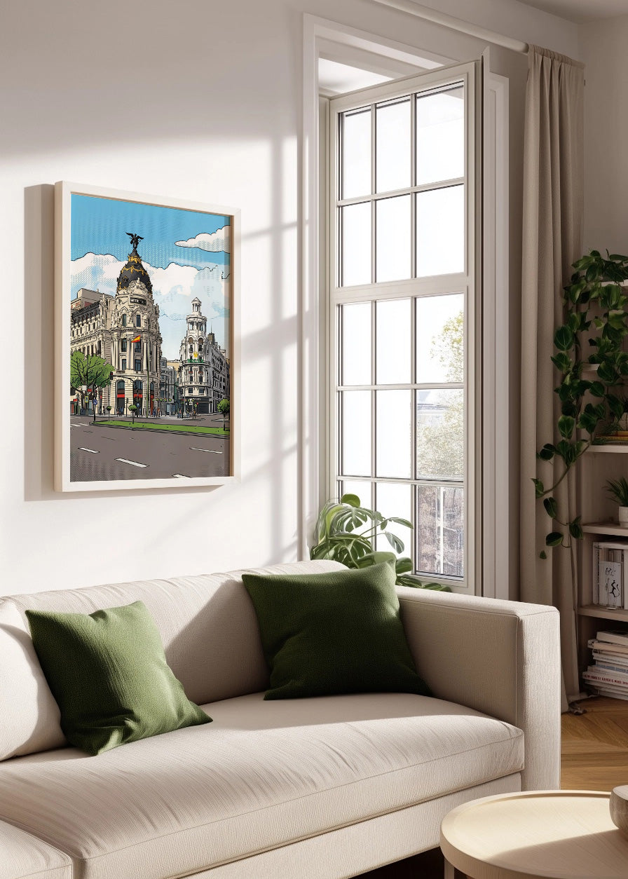 Cuadro Edificio Metrópolis de Gran Vía - Dibujo