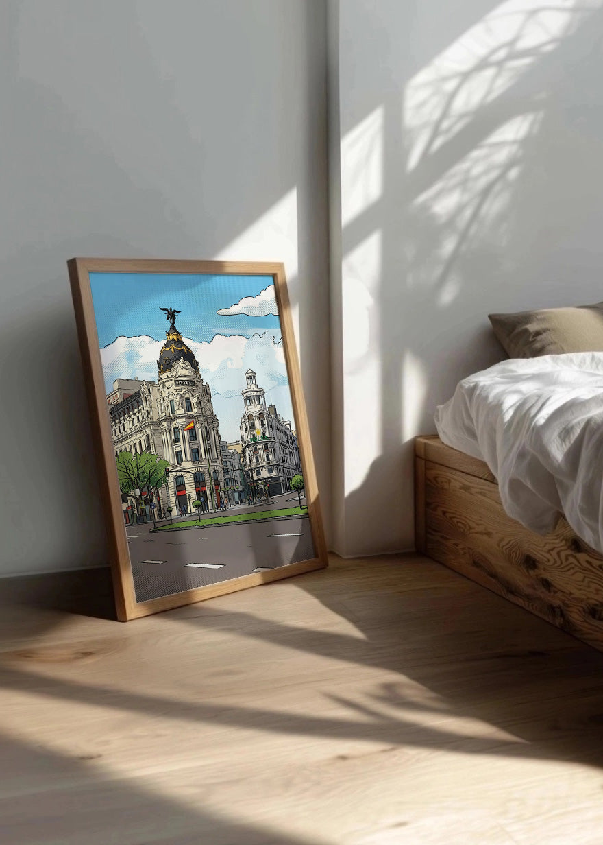 Cuadro Edificio Metrópolis de Gran Vía - Dibujo