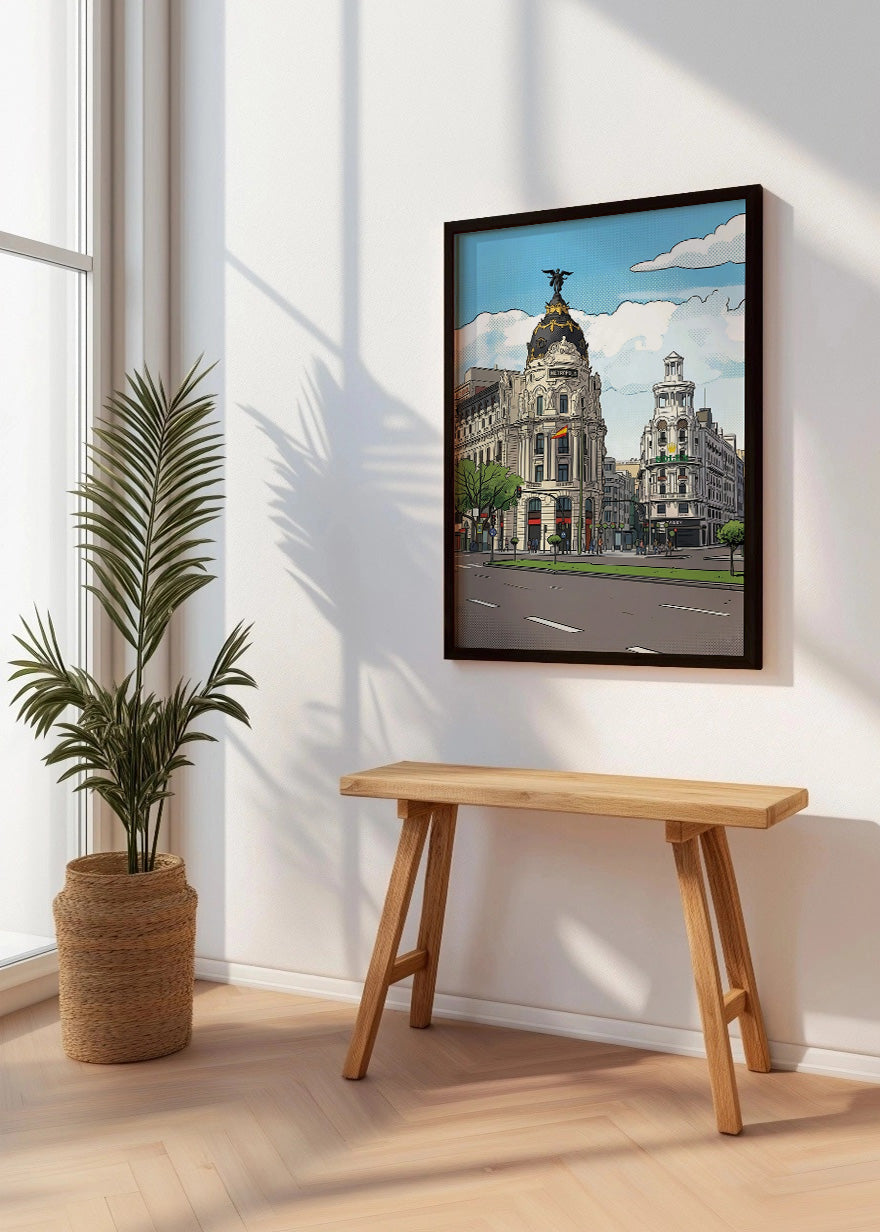 Cuadro Edificio Metrópolis de Gran Vía - Dibujo
