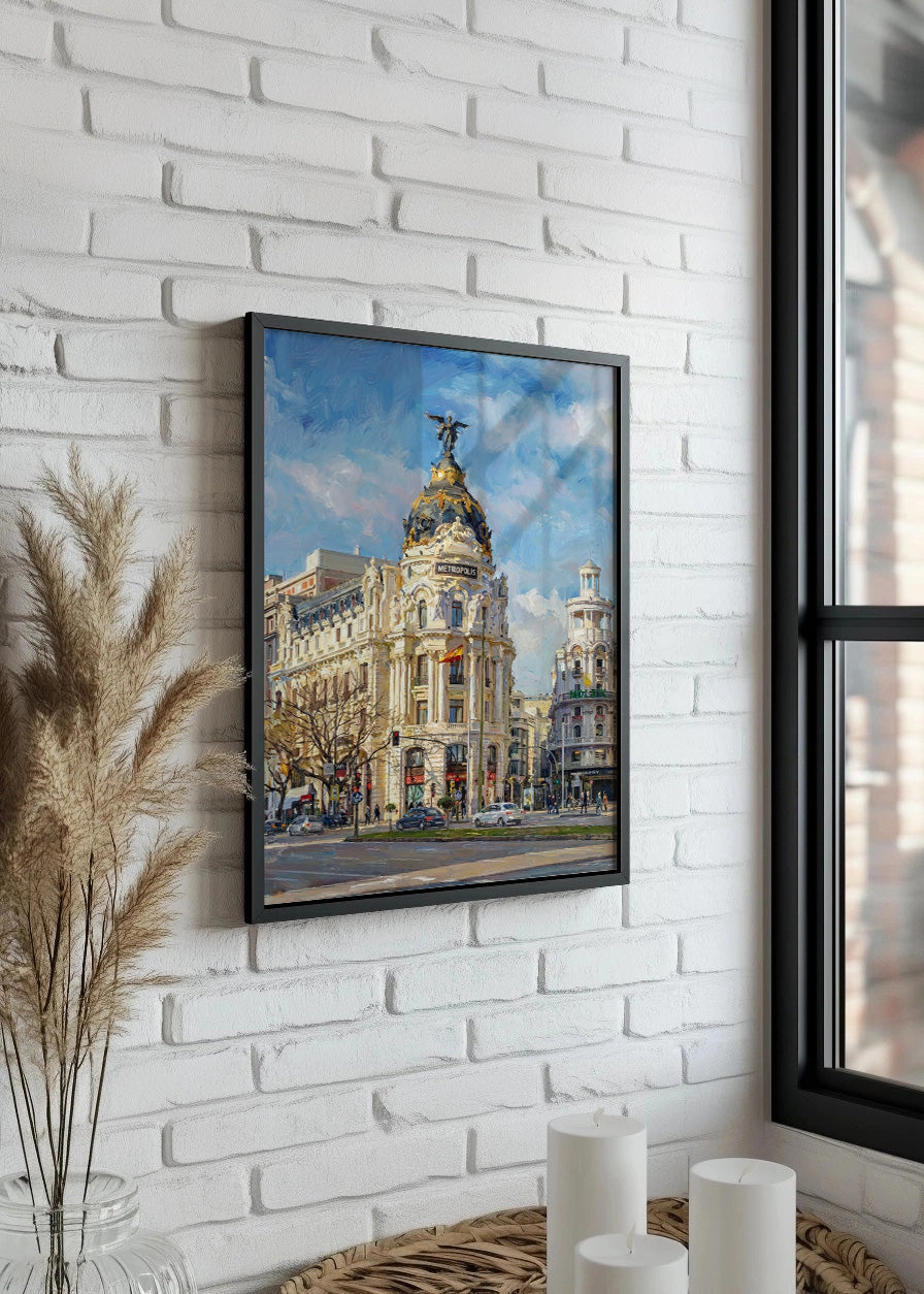 Cuadro Edificio Metrópolis de Gran Vía - Impresionista