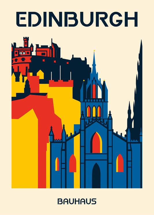 Cuadro Edinburg Poster Bauhaus