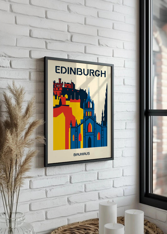 Cuadro Edinburg Poster Bauhaus