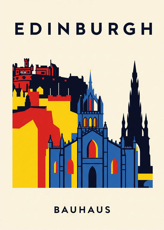 Cuadro Edinburg Poster Bauhaus
