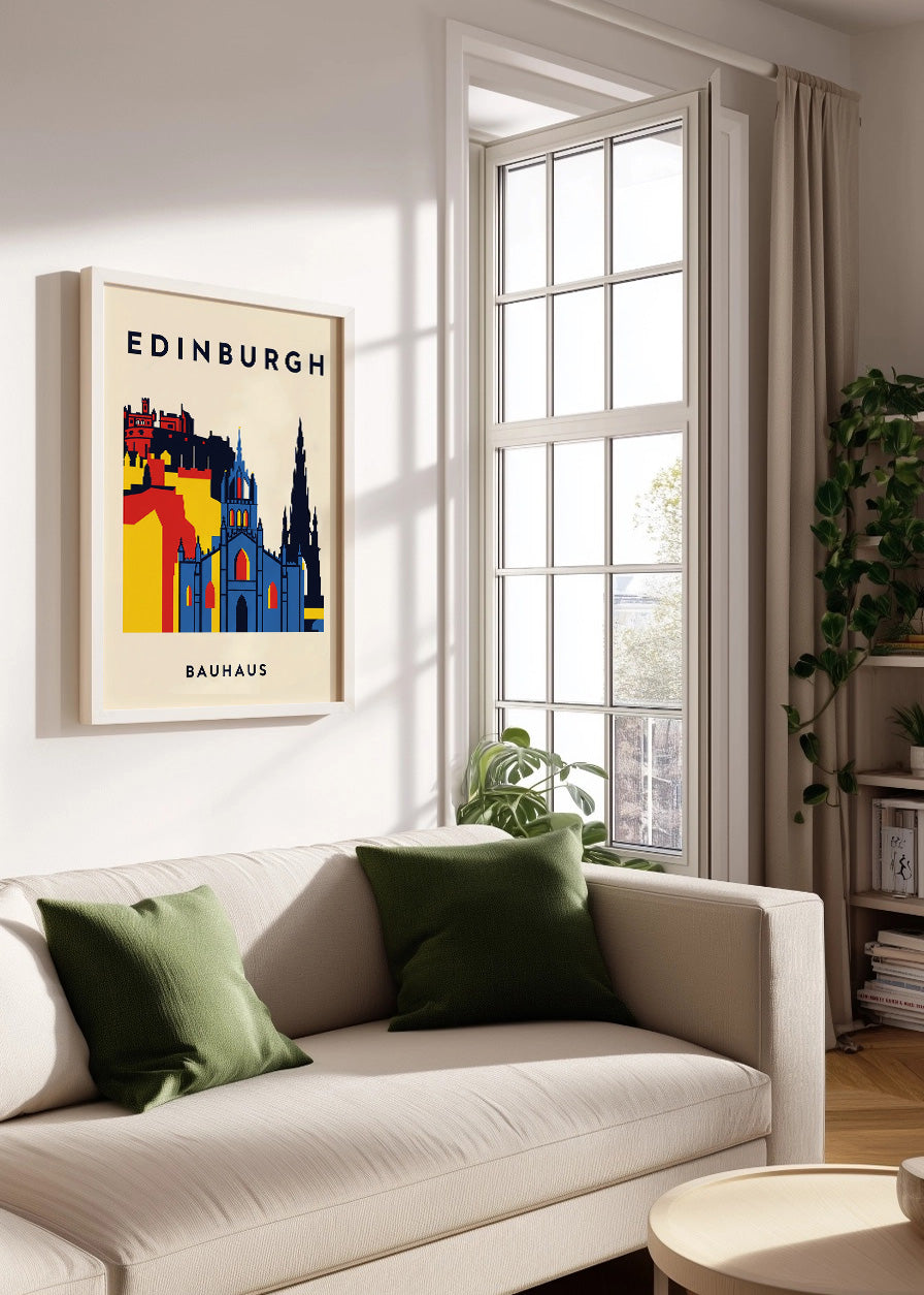 Cuadro Edinburg Poster Bauhaus