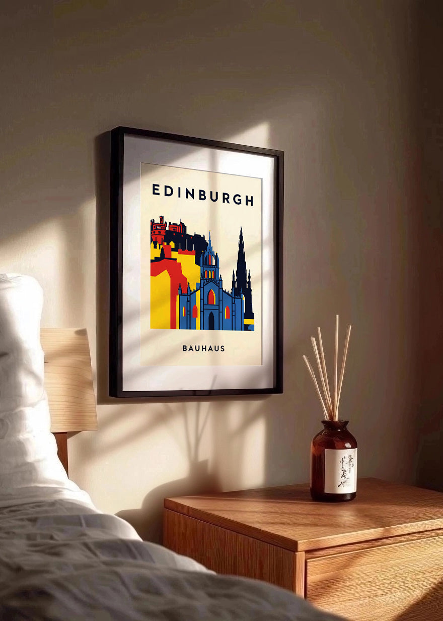 Cuadro Edinburg Poster Bauhaus