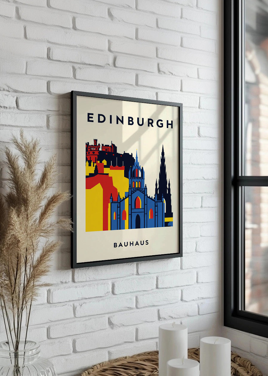 Cuadro Edinburg Poster Bauhaus