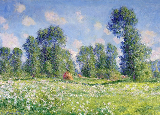 Cuadro ​Efecto de primavera, Giverny (Claude Monet)