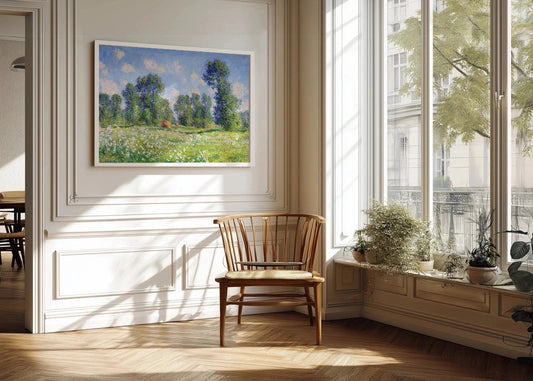 Cuadro ​Efecto de primavera, Giverny (Claude Monet)