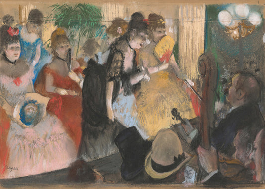Cuadro ​El Café Concierto (Edgar Degas)