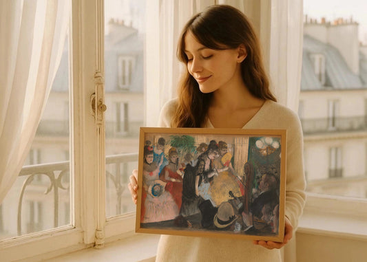 Cuadro ​El Café Concierto (Edgar Degas)