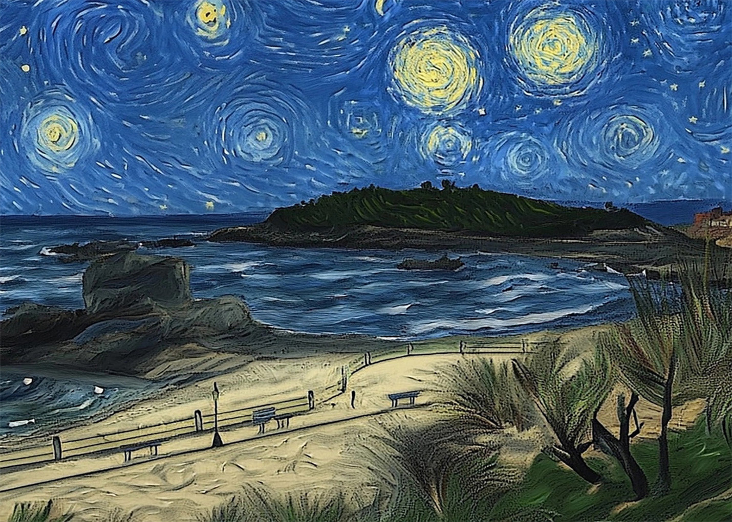 Cuadro ​El Camello y Magdalena de Santander - Van Gogh