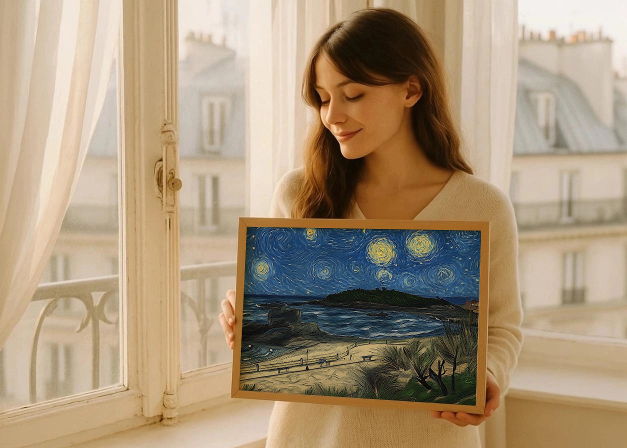 Cuadro ​El Camello y Magdalena de Santander - Van Gogh