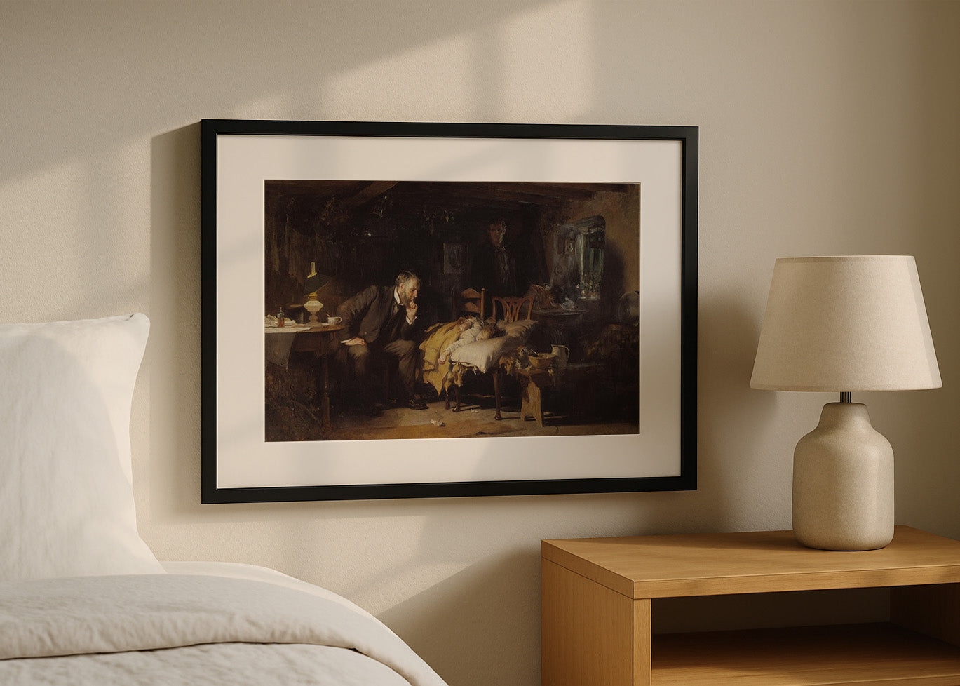 Cuadro ​El Doctor (Luke Fildes)