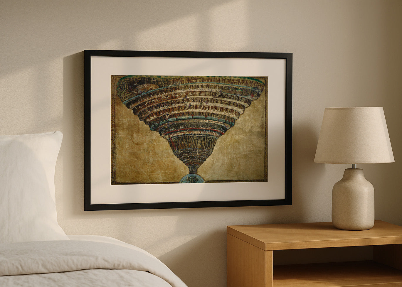 Cuadro ​El Infierno de Dante (Sandro Botticelli)