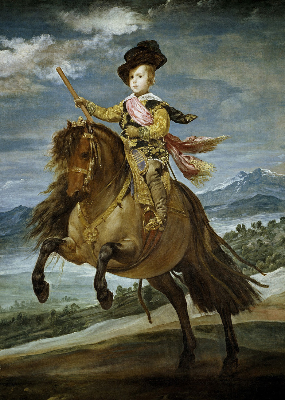 Cuadro ​El Príncipe Baltasar Carlos a caballo (Diego Velázquez)