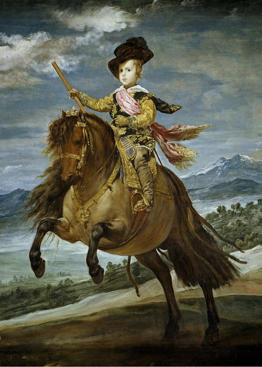 Cuadro ​El Príncipe Baltasar Carlos a caballo (Diego Velázquez)