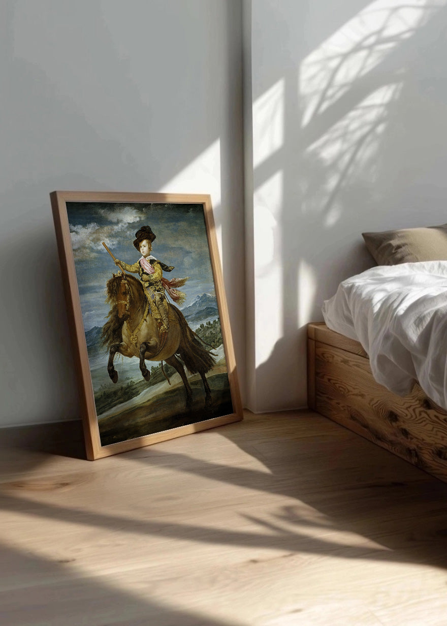 Cuadro ​El Príncipe Baltasar Carlos a caballo (Diego Velázquez)