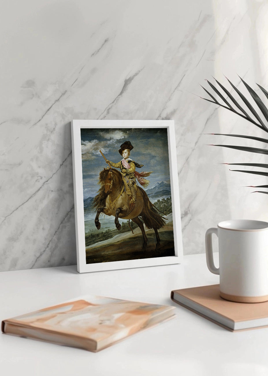 Cuadro ​El Príncipe Baltasar Carlos a caballo (Diego Velázquez)