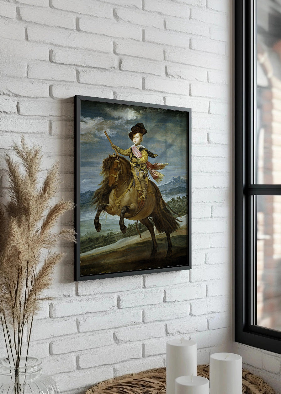 Cuadro ​El Príncipe Baltasar Carlos a caballo (Diego Velázquez)