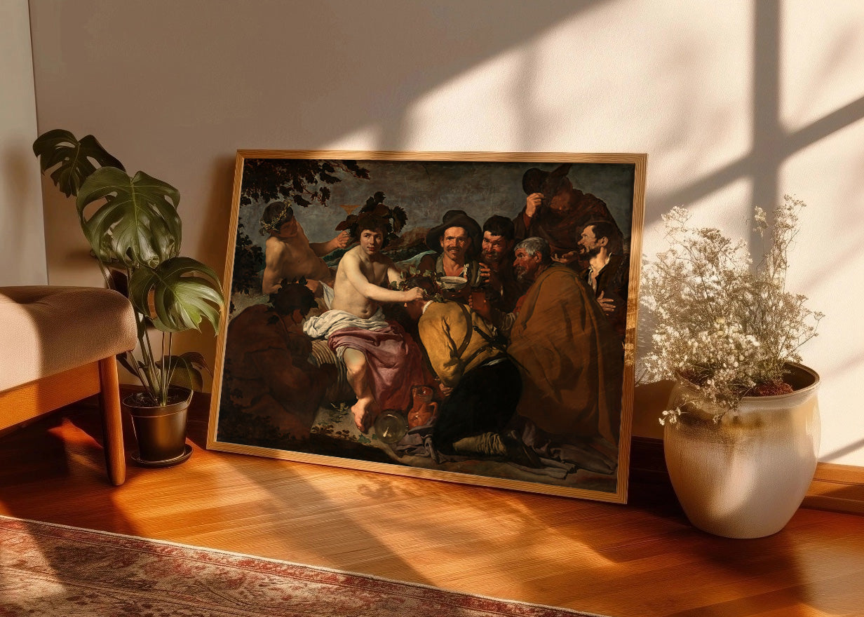 Cuadro ​El Triunfo de Baco - Los Borrachos (Diego Velázquez)