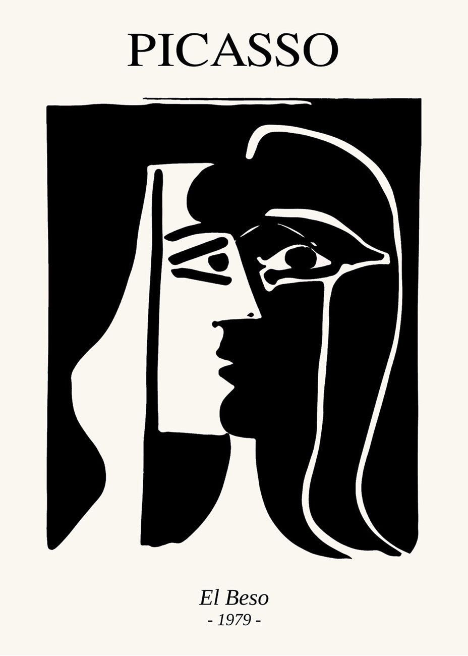 Cuadro El Beso (Pablo Picasso)