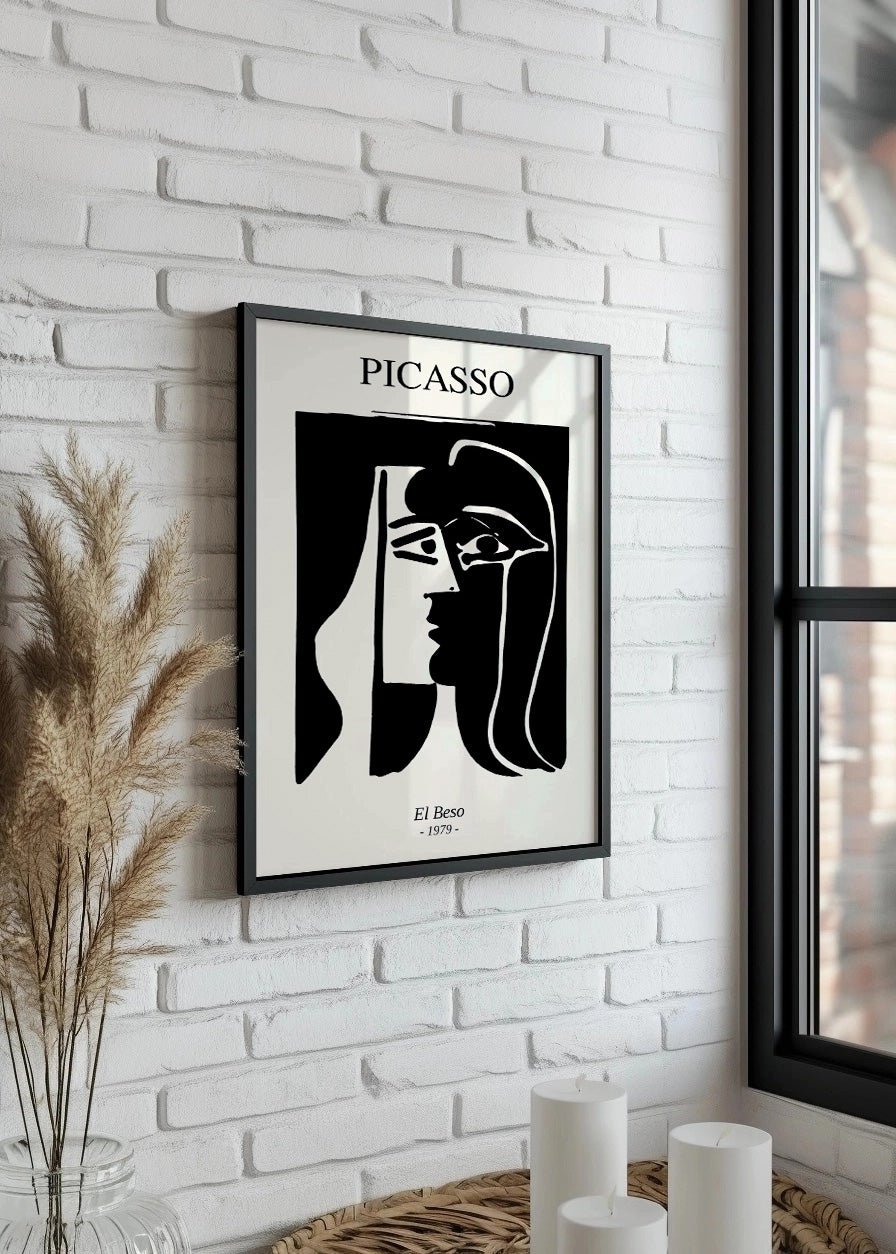 Cuadro El Beso (Pablo Picasso)