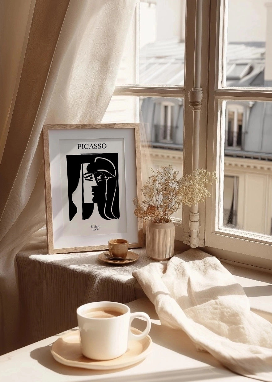 Cuadro El Beso (Pablo Picasso)