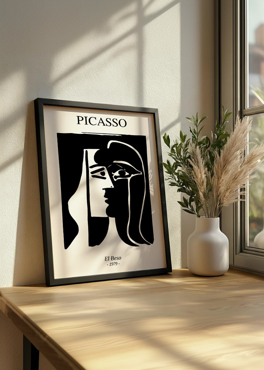 Cuadro El Beso (Pablo Picasso)
