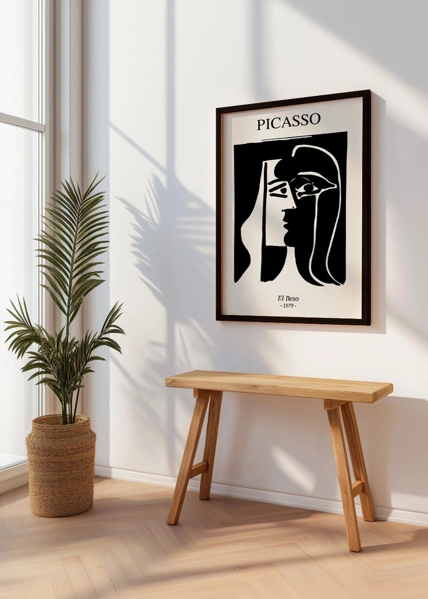 Cuadro El Beso (Pablo Picasso)