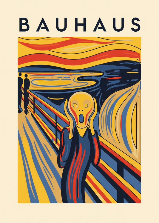 Cuadro El Grito Bauhaus