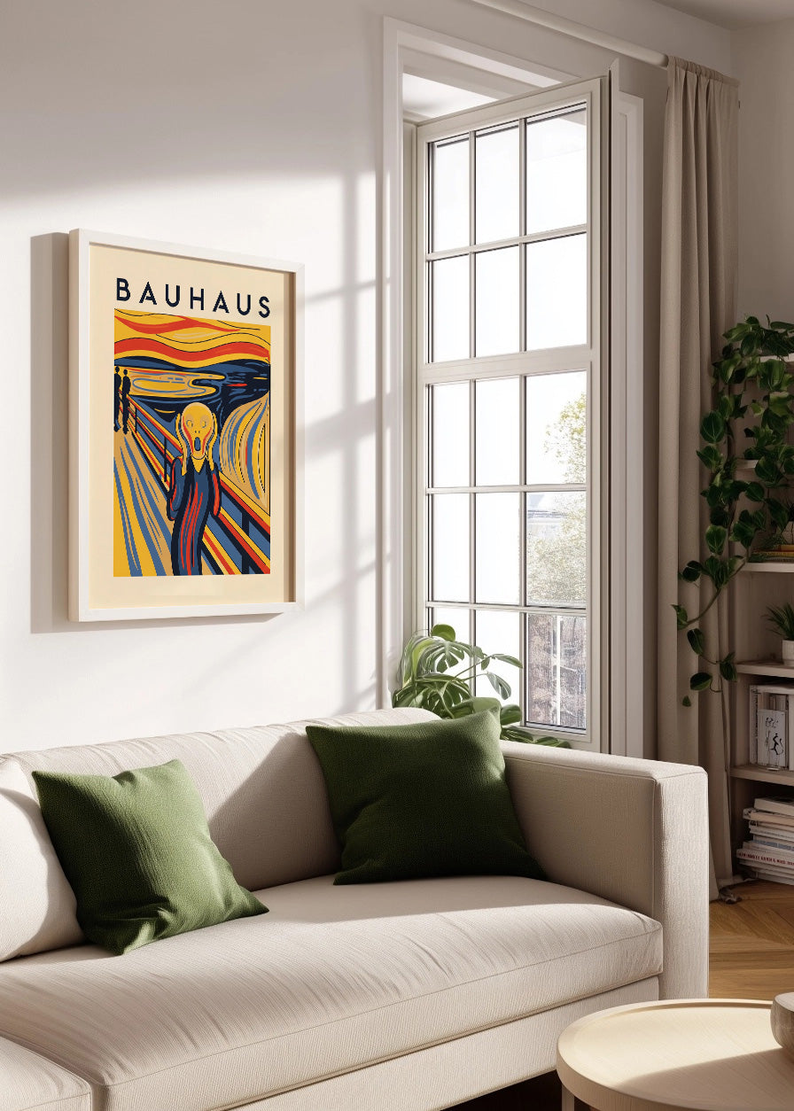 Cuadro El Grito Bauhaus
