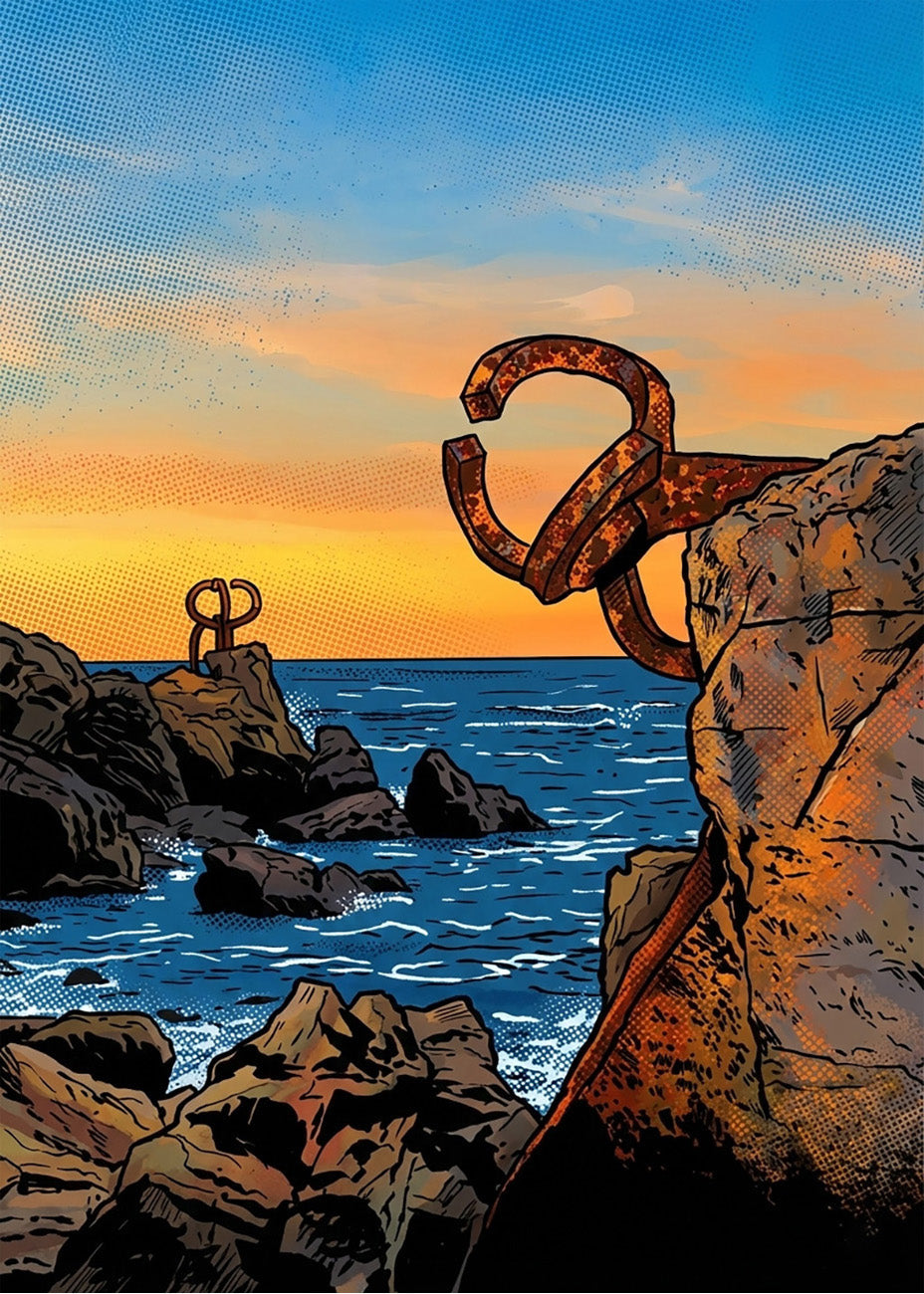 Cuadro El Peine del Viento - Cómic