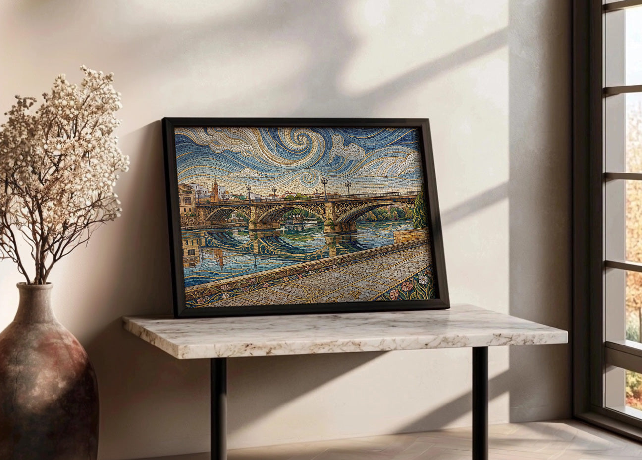 Cuadro El Puente de Triana - Art Nouveau
