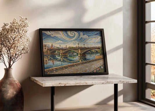 Cuadro El Puente de Triana - Art Nouveau